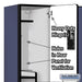 Salsbury 18" Wide Double Tier 'S' Style Designer Wood Locker - 3 Wide - 6 Feet High - 18 Inches Deep - Blue - Hasps - Sweatfully