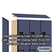 Salsbury 18" Wide Double Tier 'S' Style Designer Wood Locker - 3 Wide - 6 Feet High - 18 Inches Deep - Blue - Hasps - Sweatfully