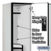 Salsbury 18" Wide Double Tier 'S' Style Designer Wood Locker - 3 Wide - 6 Feet High - 18 Inches Deep - Gray - Hasps - Sweatfully