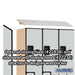 Salsbury 18" Wide Double Tier 'S' Style Designer Wood Locker - 3 Wide - 6 Feet High - 18 Inches Deep - Gray - Hasps - Sweatfully