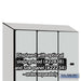 Salsbury 18" Wide Double Tier 'S' Style Designer Wood Locker - 3 Wide - 6 Feet High - 18 Inches Deep - Gray - Hasps - Sweatfully