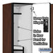Salsbury 18" Wide Double Tier 'S' Style Designer Wood Locker - 3 Wide - 6 Feet High - 18 Inches Deep - Mahogany - Hasps - Sweatfully