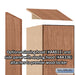 Salsbury 18" Wide Premier Wood Locker - Single Tier - 1 Wide - 6 Feet High - 21" Deep - Red Oak - Resettable Combination Locks - Sweatfully