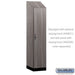 Salsbury 18" Wide Premier Wood Locker - Single Tier - 1 Wide - 6 Feet High - 21" Deep - Skyline Walnut - Hasps - Sweatfully