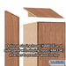Salsbury 18" Wide Premier Wood Locker - Single Tier - 1 Wide - 6 Feet High - 18" Deep - Red Oak - Resettable Combination Locks - Sweatfully