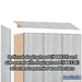 Salsbury 18" Wide Premier Wood Locker - Single Tier - 3 Wide - 6 Feet High - 21" Deep - Silver Teak - Electronic Locks - Sweatfully