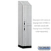 Salsbury 18" Wide Premier Wood Locker - Double Tier - 1 Wide - 6 Feet High - 21" Deep - Silver Teak - Resettable Combination Locks - Sweatfully