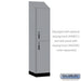 Salsbury 18" Wide Premier Wood Locker - Double Tier - 1 Wide - 6 Feet High - 21" Deep - Winter Fog - Electronic Locks - Sweatfully