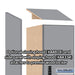 Salsbury 18" Wide Premier Wood Locker - Triple Tier - 1 Wide - 6 Feet High - 18" Deep - Winter Fog - Resettable Combination Locks - Sweatfully