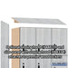 Salsbury 18" Wide Premier Wood Locker - Triple Tier - 3 Wide - 6 Feet High - 18" Deep - Silver Teak - Electronic Locks - Sweatfully