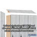 Salsbury 18" Wide Premier Wood Locker - Triple Tier - 3 Wide - 6 Feet High - 18" Deep - Silver Teak - Resettable Combination Locks - Sweatfully