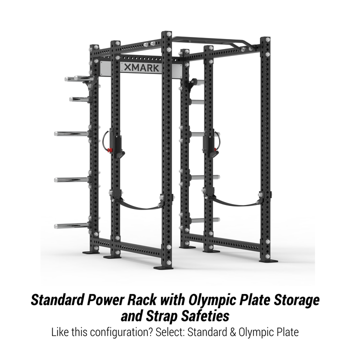 XMARK Viper Power Rack with Storage & Strap Safeties XM-5520-24 - Sweatfully