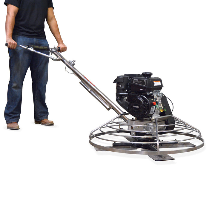 36" Concrete Power Trowel 6HP Kohler Float Pan Screed Edge Cement Finishing Tool - Sweatfully