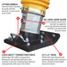 PRE ORDER: 3.6HP Honda Vibratory Rammer Jumping Jack Tamper with Honda GXR120 Engine Impact Force 3,550 lbs/ft - Sweatfully
