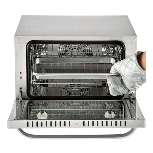Heavy Duty Commercial Stainless Steel Countertop Convection Toaster Oven (SAK51683) - Sweatfully