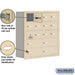 Salsbury Recessed Mounted Cell Phone Locker with 12 A Doors (11 usable) 4 B Doors in Sandstone - Keyed Locks - Sweatfully