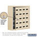 Salsbury Surface Mounted Cell Phone Storage Locker with 20 A Doors (19 usable) in Sandstone - Resettable Combination Locks - Sweatfully