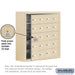 Salsbury Surface Mounted Cell Phone Storage Locker with 20 A Doors (19 usable) in Sandstone - Keyed Locks - Sweatfully