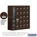 Salsbury Surface Mounted Cell Phone Storage Locker with 20 A Doors (19 usable) in Bronze - Resettable Combination Locks - Sweatfully