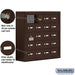 Salsbury Surface Mounted Cell Phone Storage Locker with 20 A Doors (19 usable) in Bronze - Keyed Locks - Sweatfully