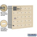 Salsbury Recessed Mounted Cell Phone Storage Locker with 25 A Doors (24 usable) in Sandstone - Keyed Locks - Sweatfully