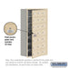 Salsbury Recessed Mounted Cell Phone Storage Locker with 21 A Doors (20 usable) in Sandstone - Keyed Locks - Sweatfully
