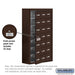 Salsbury Surface Mounted Cell Phone Storage Locker with 21 A Doors (20 usable) in Bronze - Keyed Locks - Sweatfully