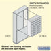 Salsbury Recessed Mounted Cell Phone Storage Locker with 35 A Doors (34 usable) in Aluminum - Resettable Combination Locks - Sweatfully