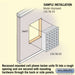 Salsbury Recessed Mounted Cell Phone Storage Locker with 35 A Doors (34 usable) in Bronze - Resettable Combination Locks - Sweatfully