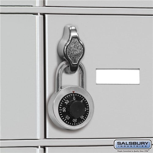 Combination Padlock - with Built-in Hasp - for Cell Phone Locker Door - Sweatfully