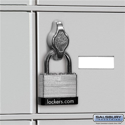Key Padlock - with Built-in Hasp - for Cell Phone Locker Door - Sweatfully