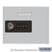 Replacement Door with Resettable Combination Lock - Standard A Size - for Cell Phone Locker - Aluminum - Sweatfully