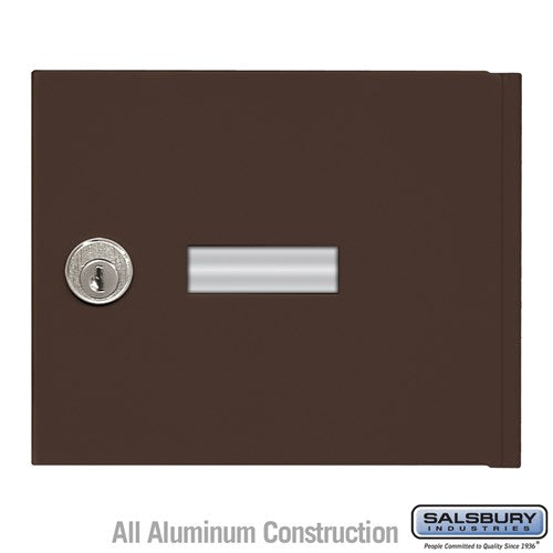 Salsbury Replacement Door with Master Key Lock - Standard A Size - for Cell Phone Locker - with (2) Keys - Bronze - Sweatfully