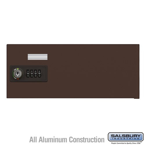Salsbury Replacement Door with Resettable Combination Lock - Standard B Size - for Cell Phone Locker - Bronze - Sweatfully
