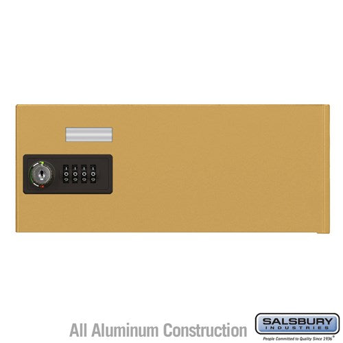 Salsbury Replacement Door with Resettable Combination Lock - Standard B Size - for Cell Phone Locker - Gold - Sweatfully