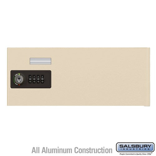 Salsbury Replacement Door with Resettable Combination Lock - Standard B Size - for Cell Phone Locker - Sandstone - Sweatfully