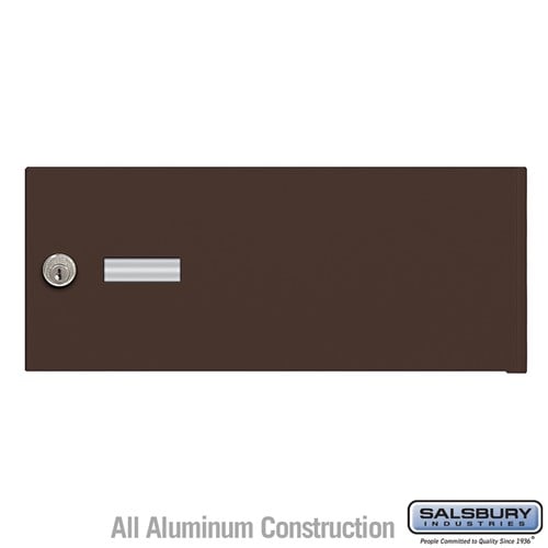 Salsbury Replacement Door with Master Key Lock - Standard B Size - for Cell Phone Locker - with (2) Keys - Bronze - Sweatfully