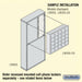 Salsbury Free-Standing Enclosure for #19158-25 - Recessed Mounted Cell Phone Lockers - Sandstone - Sweatfully