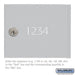 Salsbury Custom Door Engraving - Regular - for Aluminum Cell Phone Storage Locker Door - Sweatfully