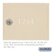 Salsbury Custom Door Engraving - Regular - for Sandstone Cell Phone Storage Locker Door - Sweatfully