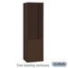 Salsbury Free-Standing Enclosure for #19178-21 - Recessed Mounted Cell Phone Lockers - Bronze - Sweatfully