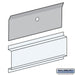 Salsbury Card Holder - Clear Plastic - for Cell Phone Storage Locker Door - Sweatfully