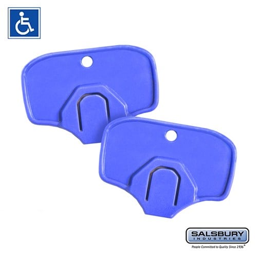 ADA Compliant Key Heads - for Built-In Key Lock - (2) Key Heads - Sweatfully