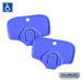 ADA Compliant Key Heads - for Built-In Key Lock - (2) Key Heads - Sweatfully