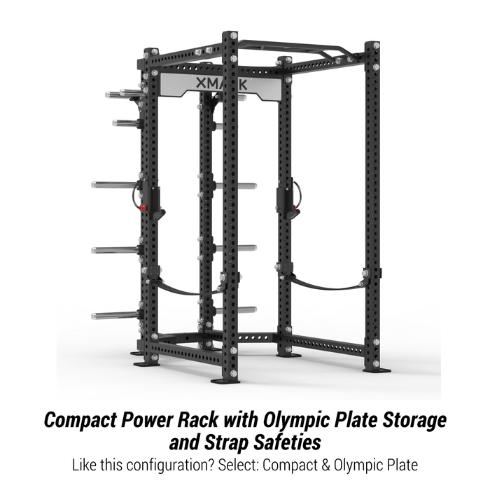 XMARK Viper Power Rack with Storage & Strap Safeties XM-5520-24 - Sweatfully