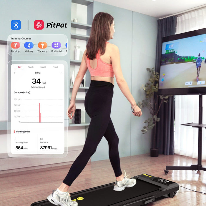 DeerRun A5 Pro Smart 2 in 1 Folding Treadmill Black - Sweatfully