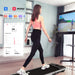 DeerRun A5 Pro Smart 2 in 1 Folding Treadmill Silver - Sweatfully