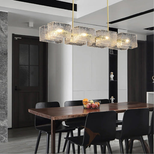 long water ripple Chandelier - Sweatfully