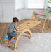 Hazel - Pikler Triangle Ladder & Rocker Set - Sweatfully