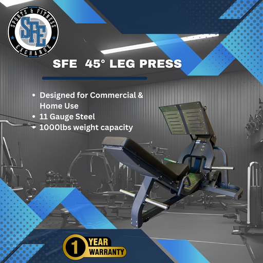 SFE 45 Degree Leg Press (New) - Sweatfully